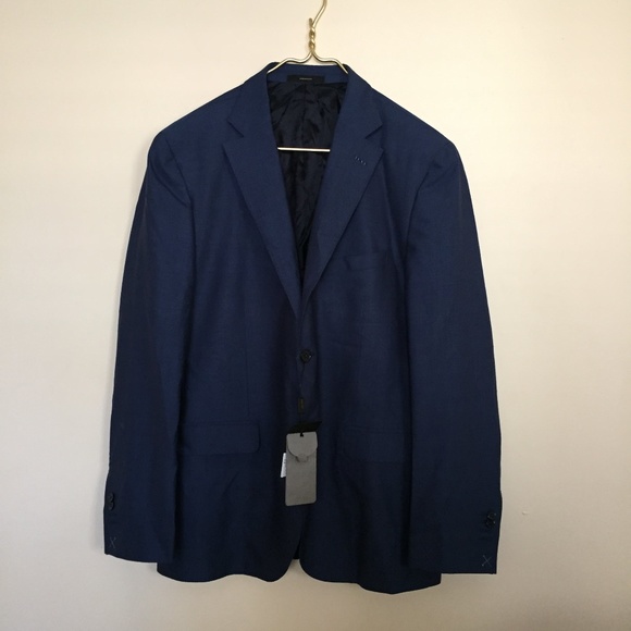massimo dutti blue coat